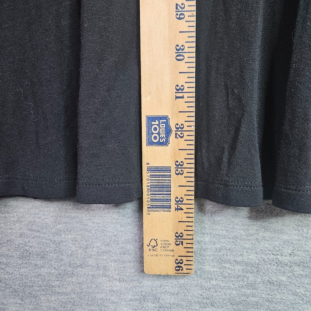 TART Black Wrap Dress Sz Small Long Sleeve V-Neck Soft Stretch Minimalist - Picture 7 of 10